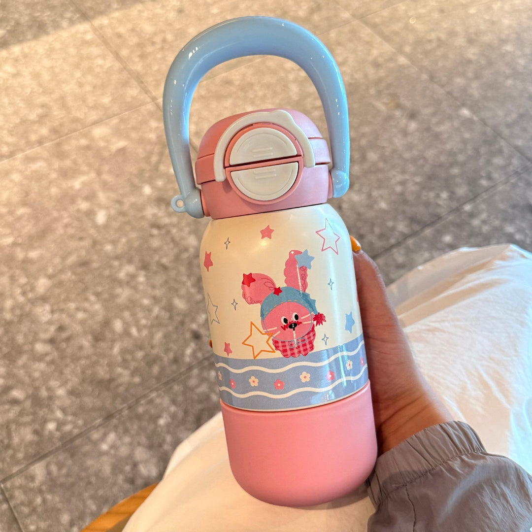 Women's water bottle with interactive animal design Kalsten