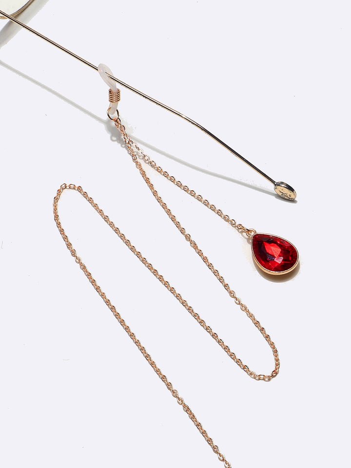 Elegant Teardrop Eyewear Chain Kalsten