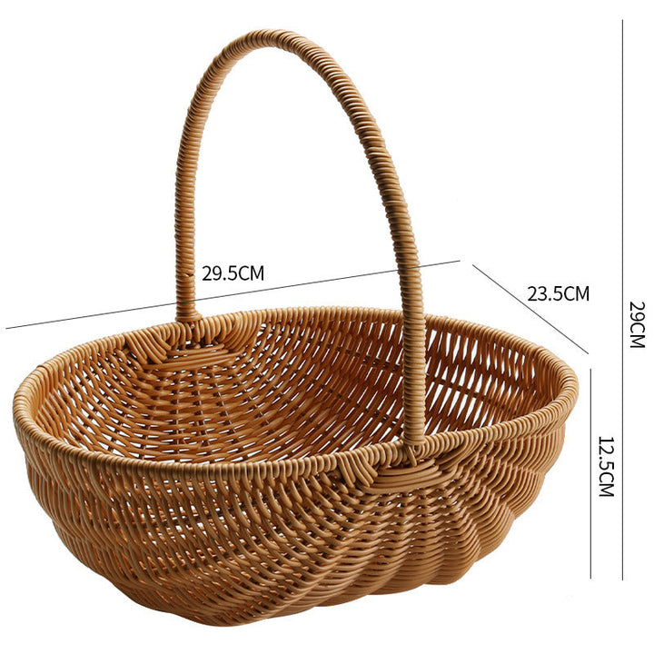 Handwoven Artisan Market Basket Kalsten
