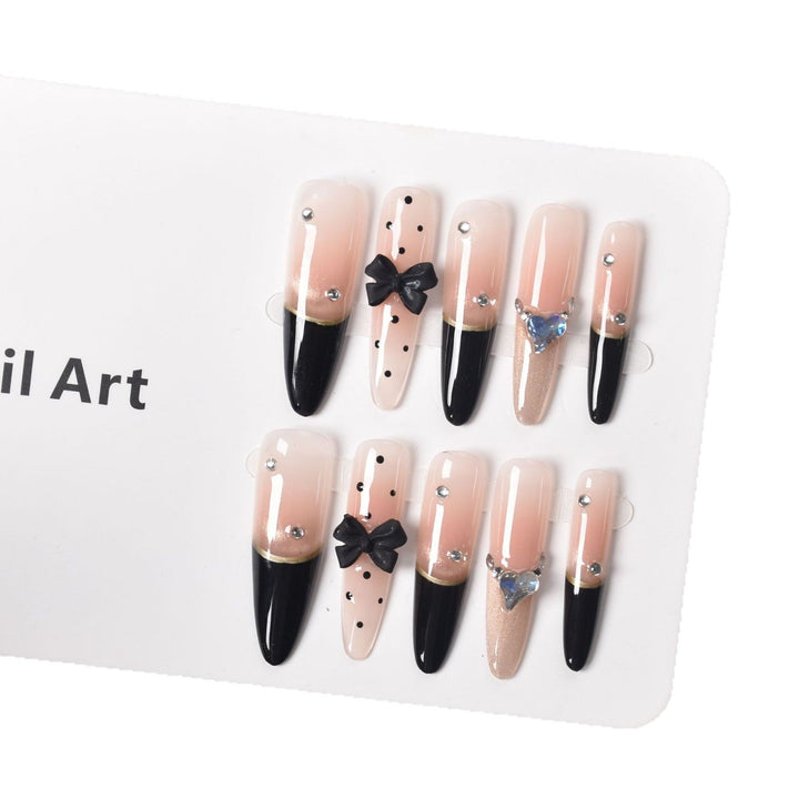 Elegant Pointed Tip Press-On Nail Extensions Kalsten
