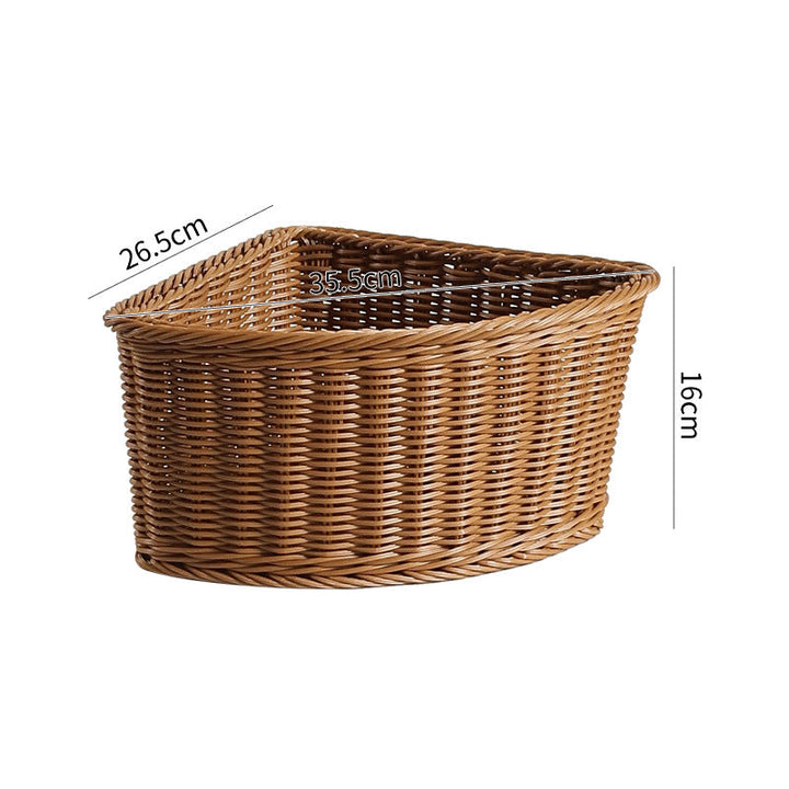 Corner Woven Storage Basket Kalsten