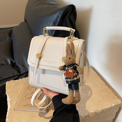 Vintage-Inspired Structured Satchel Bag Acalora