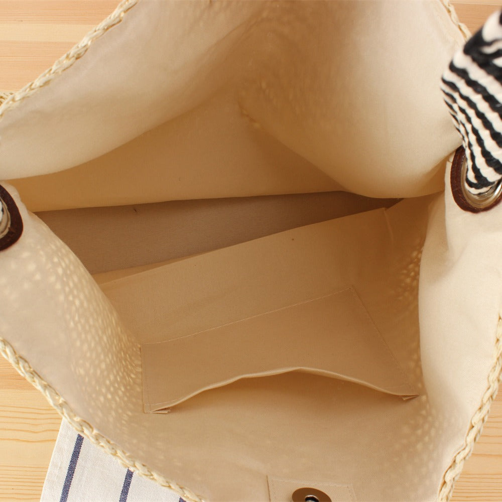 Elegant Beach Bag in Handmade Design Kalsten