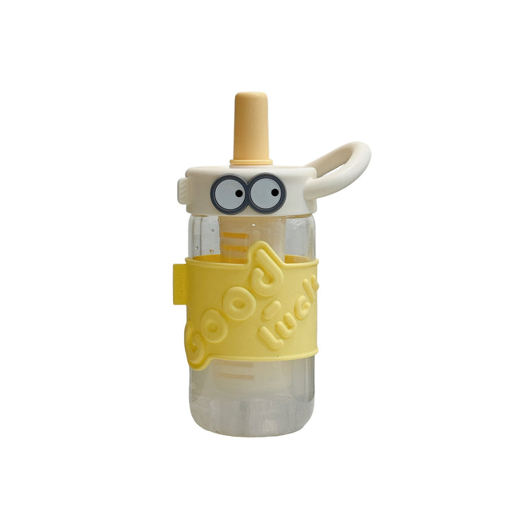 Women's water bottle with interactive straw and emotion Kalsten