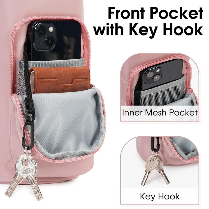 Shopping bag with insulated water bottle compartment Kalsten