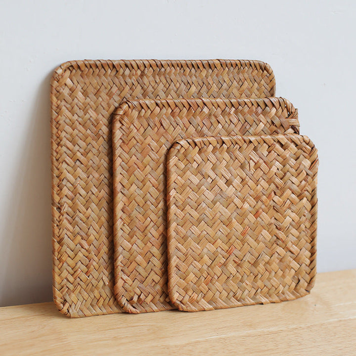 Artisan Woven Serving Tray Kalsten