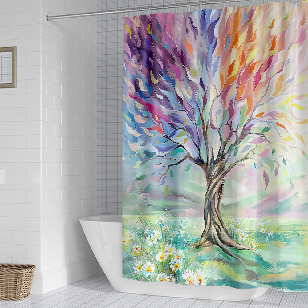 Artistic Tree Design Shower Curtain Kalsten