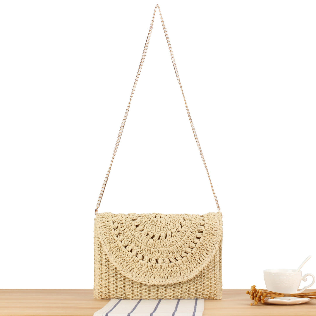 Handbag with Artistic Macrame Design Kalsten