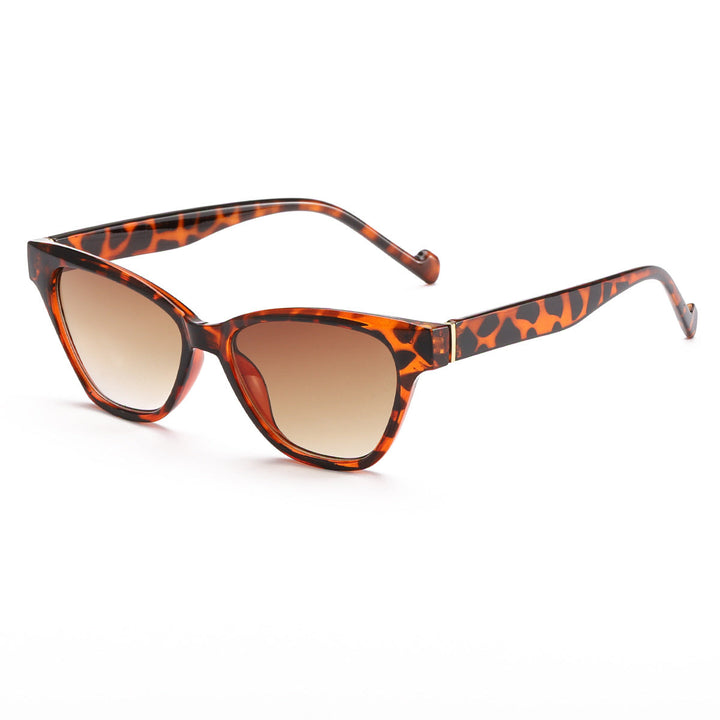 Women Cat-Eye Sunglasses with Modern Leopard Print Kalsten