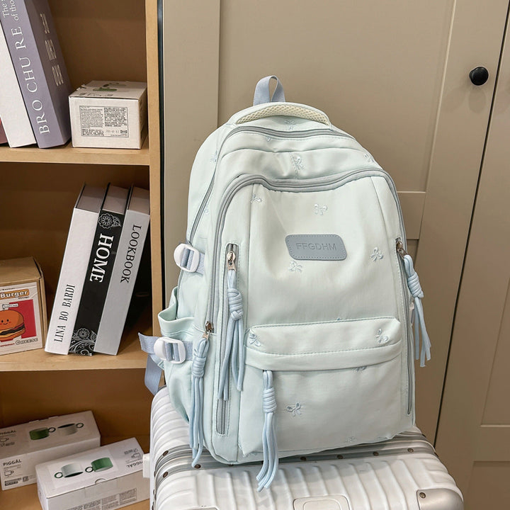 Functional Graphic-Embellished Backpack