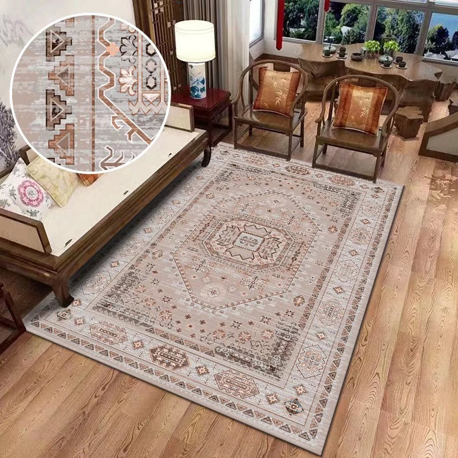 Luxurious Vintage Floral Area Rug