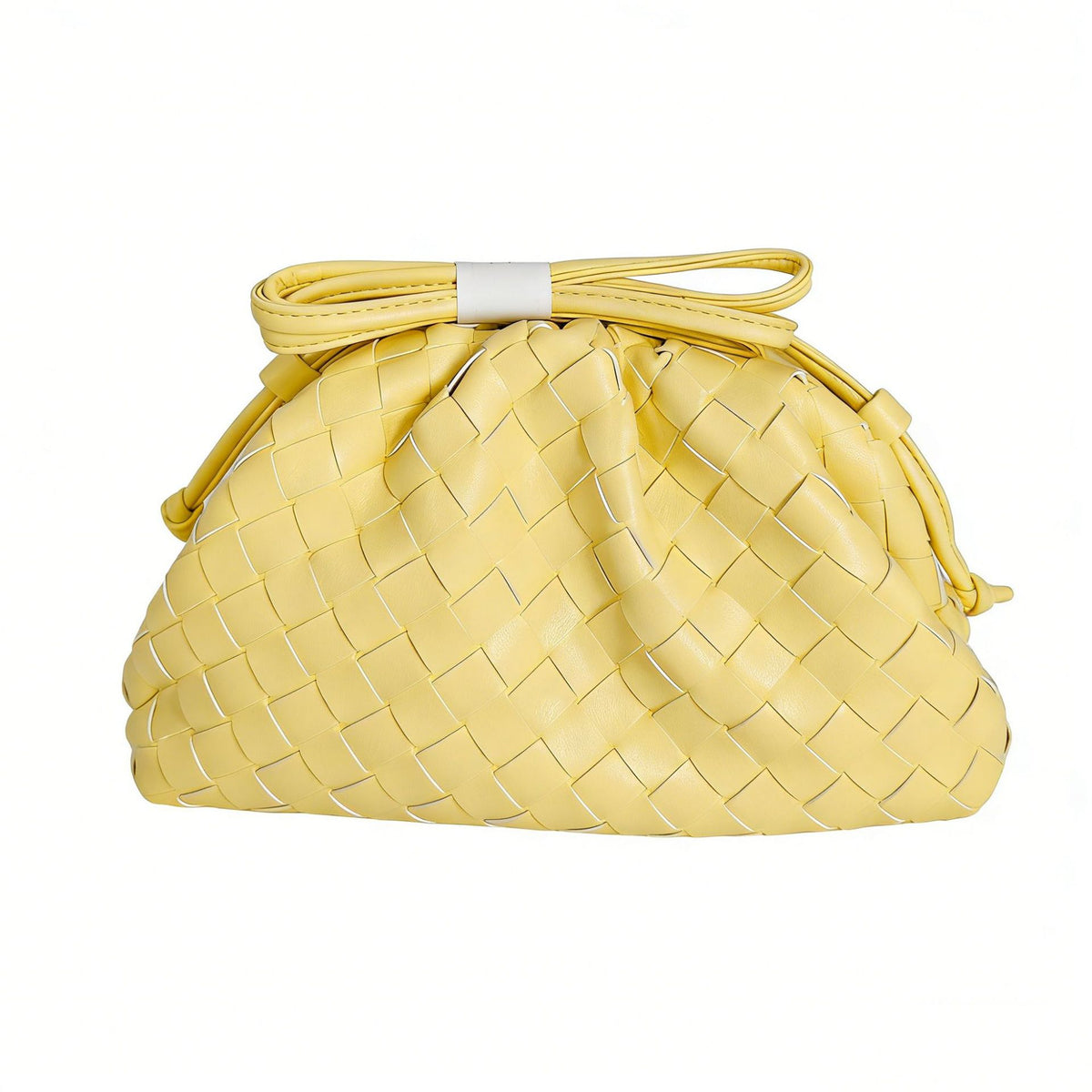 Textured Woven Handheld Clutch Acalora