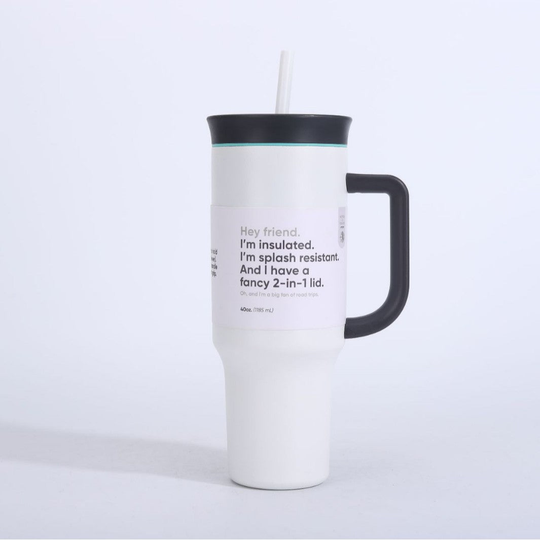 Women's insulated mug with 2-in-1 lid Kalsten
