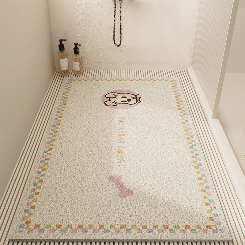 Vibrant Patterned Shower Mat Kalsten