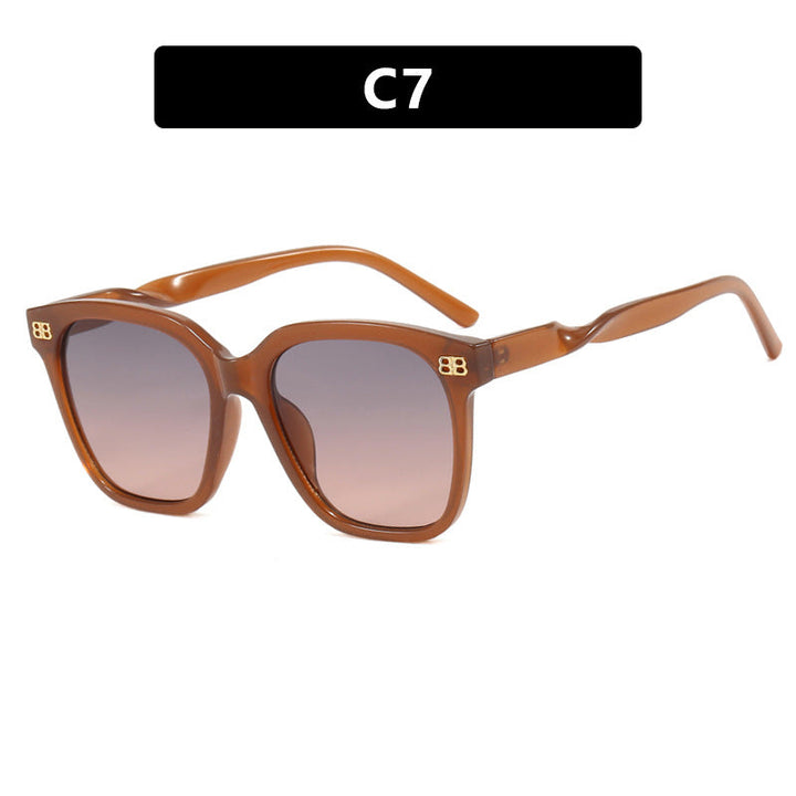 Women square sunglasses with elegant frame structure and UV protection Kalsten