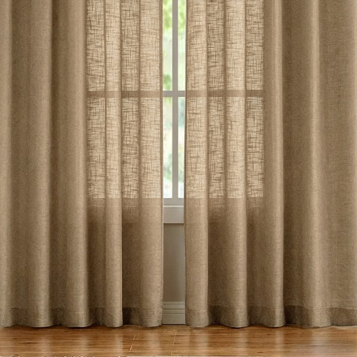 Sheer Linen Window Curtains Kalsten