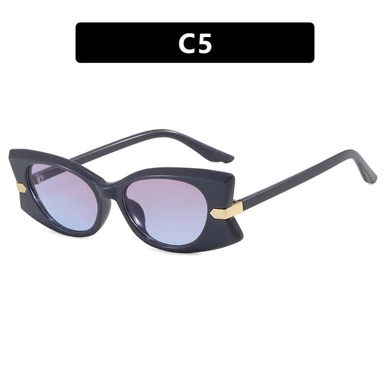 Women's Cat-Eye Sunglasses with stylish metal inserts and UV protection Kalsten