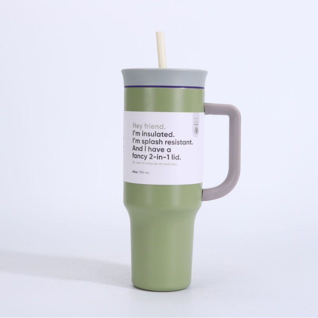 Women's insulated mug with 2-in-1 lid Kalsten