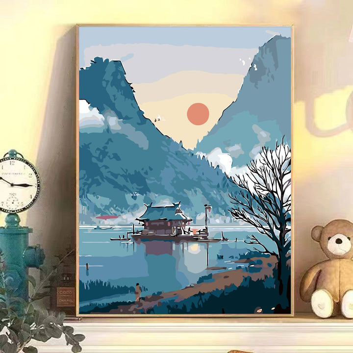 Scenic Landscape Art Canvas Print Kalsten