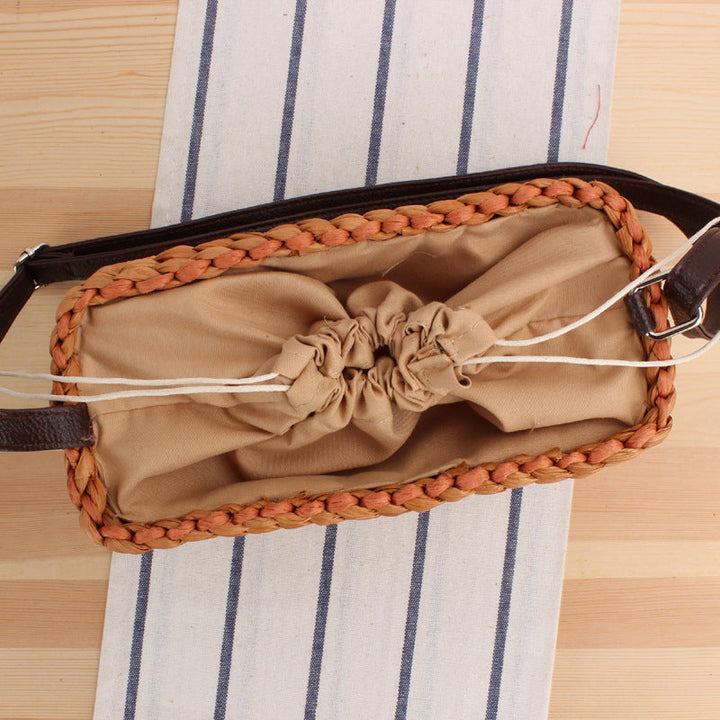 Handcrafted straw (shoulder bag) Kalsten