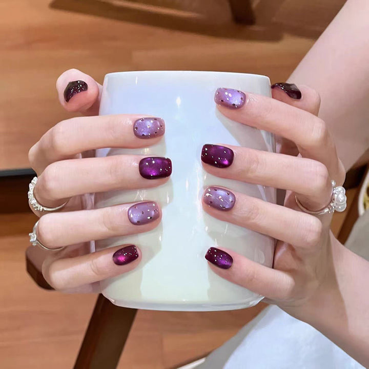 Artificial Nails in Stylish Ombre Design Kalsten