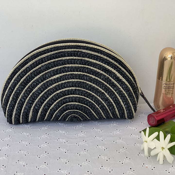 Cosmetic bag in elegant half-moon design Kalsten