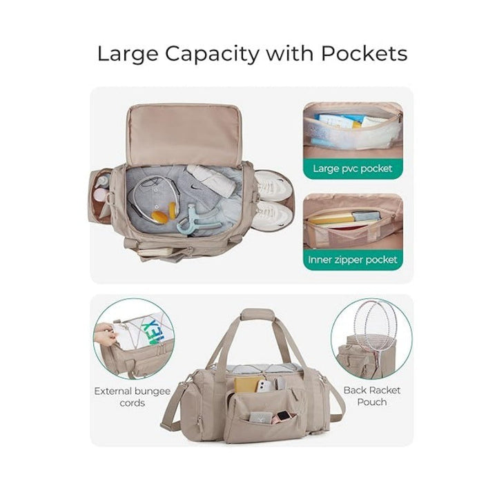 Versatile sports and travel bag with adjustable straps Kalsten