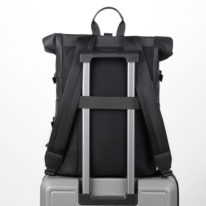 Stylish rolltop backpack with versatile organization compartments Kalsten
