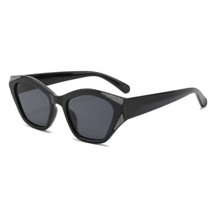 Women's fashionable oversized sunglasses with glittering accents Kalsten