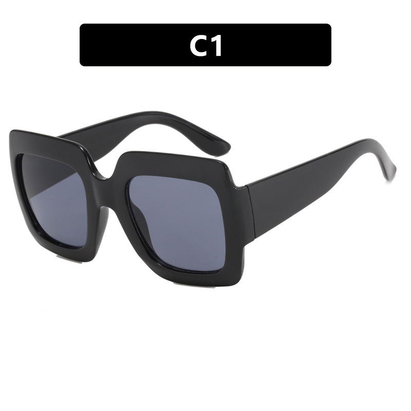 Women's oversized sunglasses with square frames and UV protection Kalsten