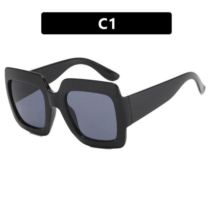 Women's oversized sunglasses with square frames and UV protection Kalsten