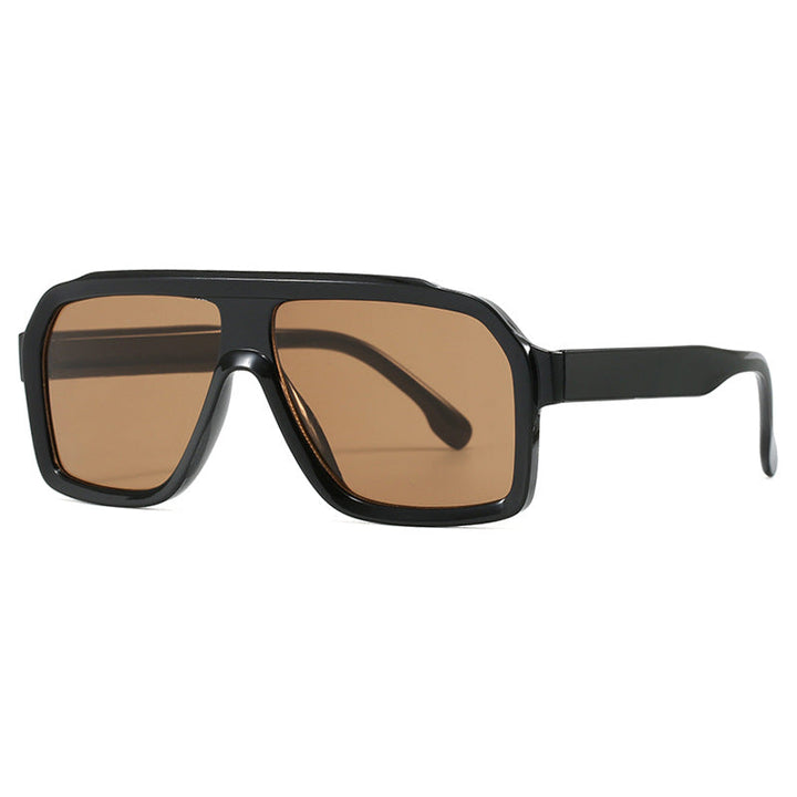 Women's large square sunglasses in a modern design with a sturdy frame Kalsten