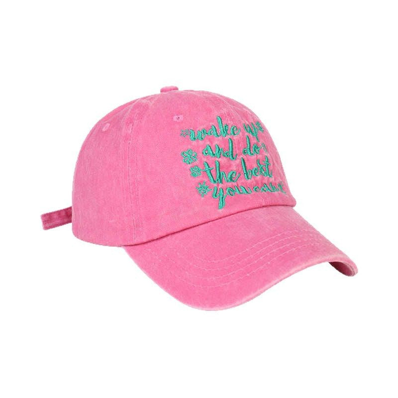 Women's Motivational Embroidered Cap Kalsten
