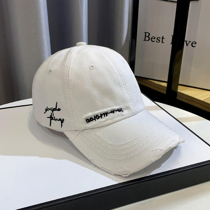 Unisex Distressed Graphic Baseball Hat Kalsten