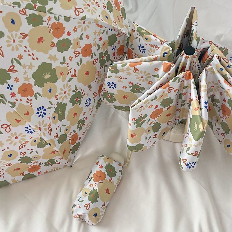 Women's Foldable Shoulder Bag with Floral Design Kalsten