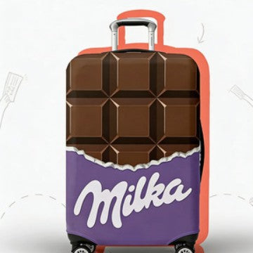 Unisex non-elastic Luggage protective cover with eye-catching design and water-repellent coating Kalsten