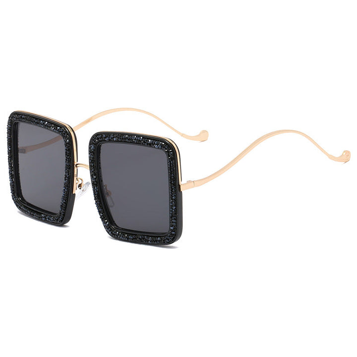 Women's glamorous sunglasses with sparkling crystal frame Kalsten