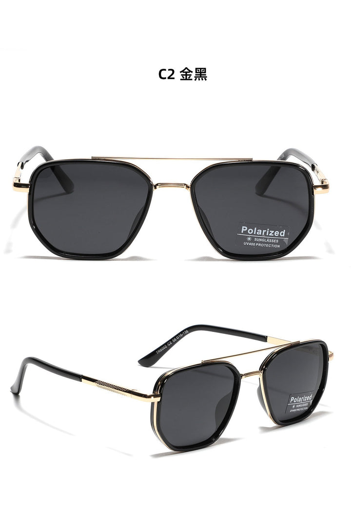 Women's Square Sunglasses with Polarized Lenses and Elegant Metal Frame Kalsten