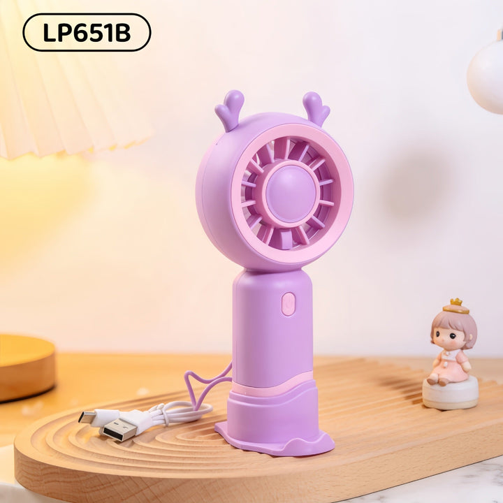 Women Portable USB Hand Fan with Cute Designs Kalsten