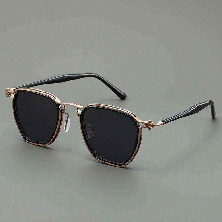 Men's Polarized Geometric Sunglasses Kalsten