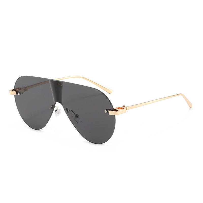 Ladies Oversized Sunglasses in Modern Aviator Style Kalsten