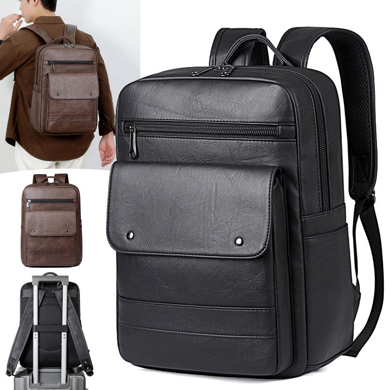 Vintage Leather Backpack Kalsten