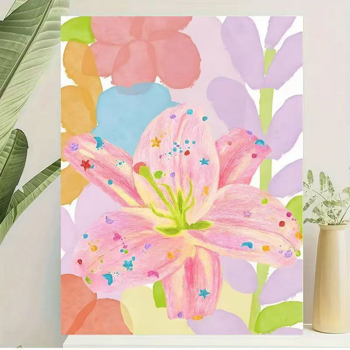 Floral Artwork Canvas Print Kalsten
