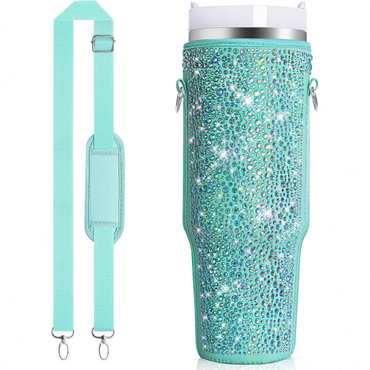 Ladies water bottle holder with sparkling rhinestones Kalsten