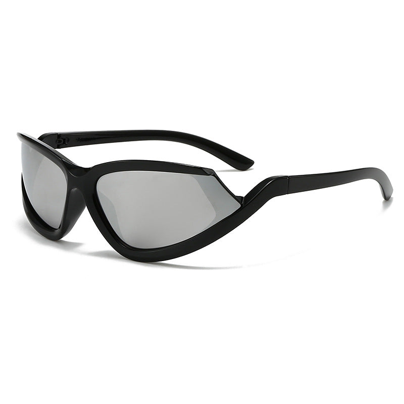 Women futuristic sunglasses with aerodynamic design Kalsten