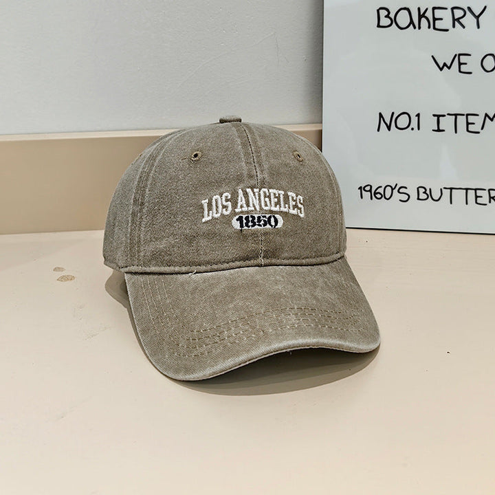 Women's Vintage-Inspired Fabric Baseball Cap Kalsten