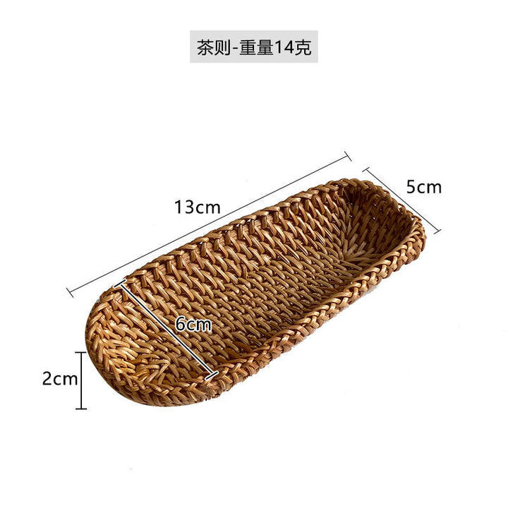 Women handcrafted tea basket with handle Kalsten