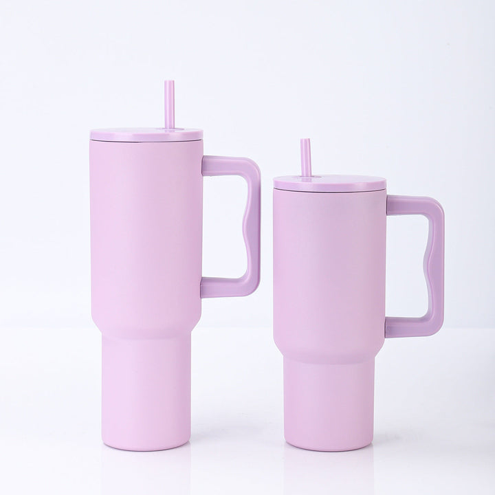 Women's High-Quality Insulated Mug with Integrated Straw Kalsten