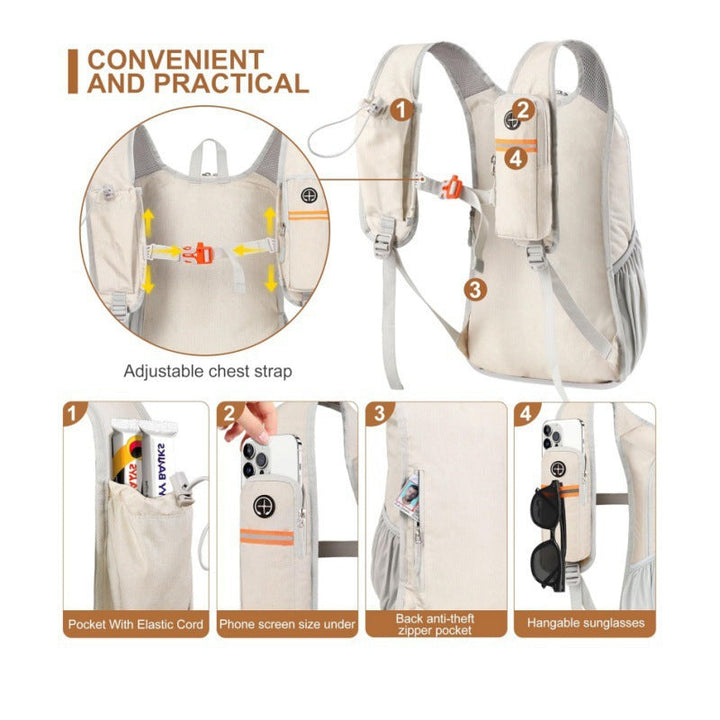 Multifunctional Outdoor Backpack with Integrated Phone Pocket Kalsten