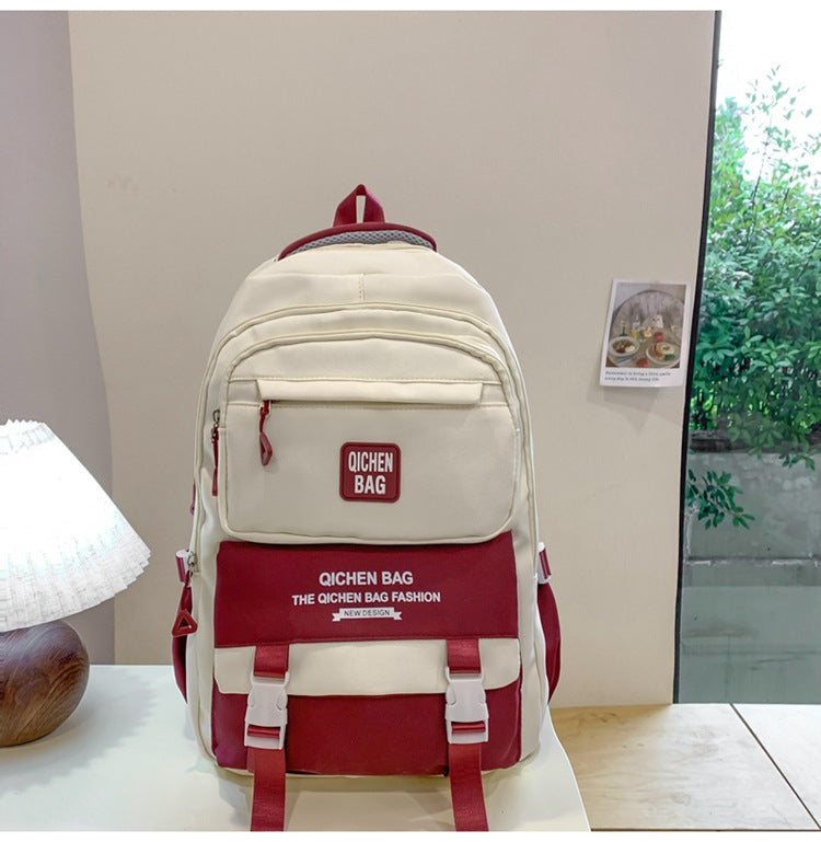Stylish Multi-Storage School Backpack